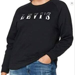 Levis Varsity Logo Black Sweatshirt Brand New/Tags